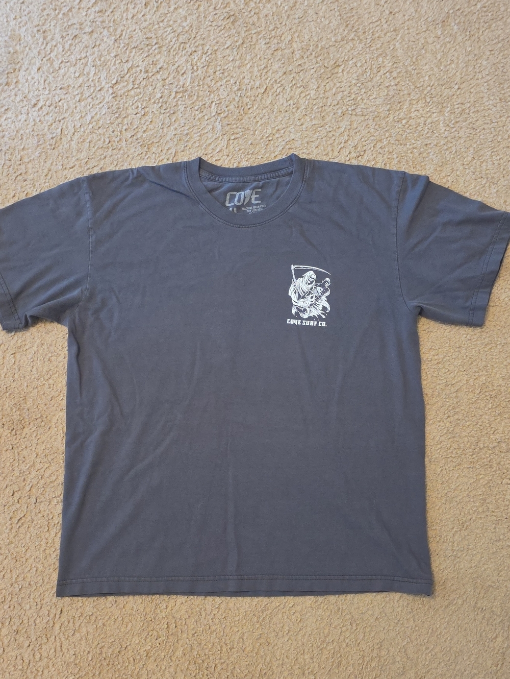 Cove Men's Gray Graphic Short-Sleeve Tee